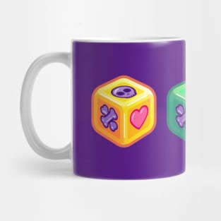 Three dice in a row Mug